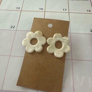 Flower Polymer Clay Studs